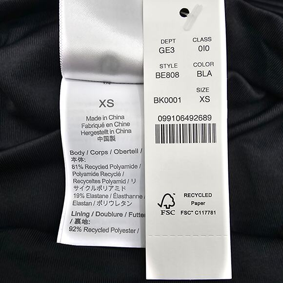 J. Crew Womans size XS Ribbed High Rise Cheeky Bikini Swimsuit Bottom Black NEW - Picture 7 of 8